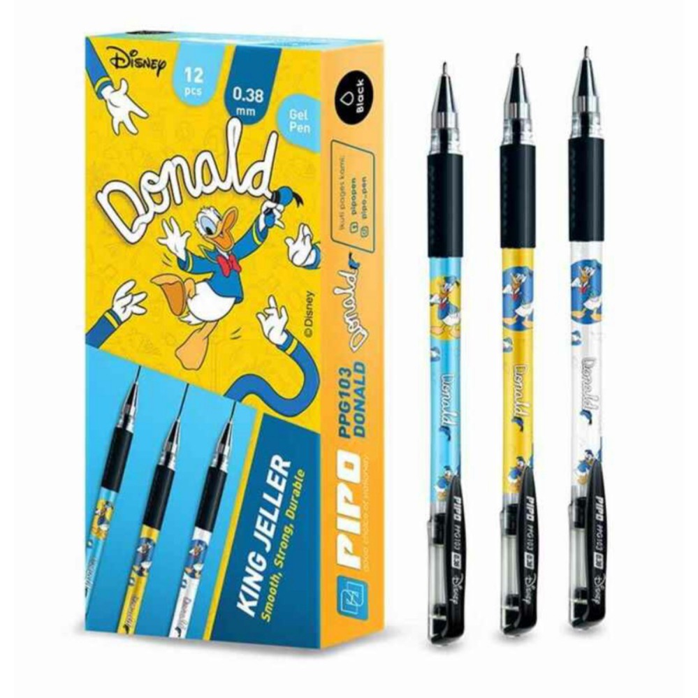 Disney Pulpen Pipo Tinta Hitam Daisy Duck Alat Tulis Ballpoint Pena