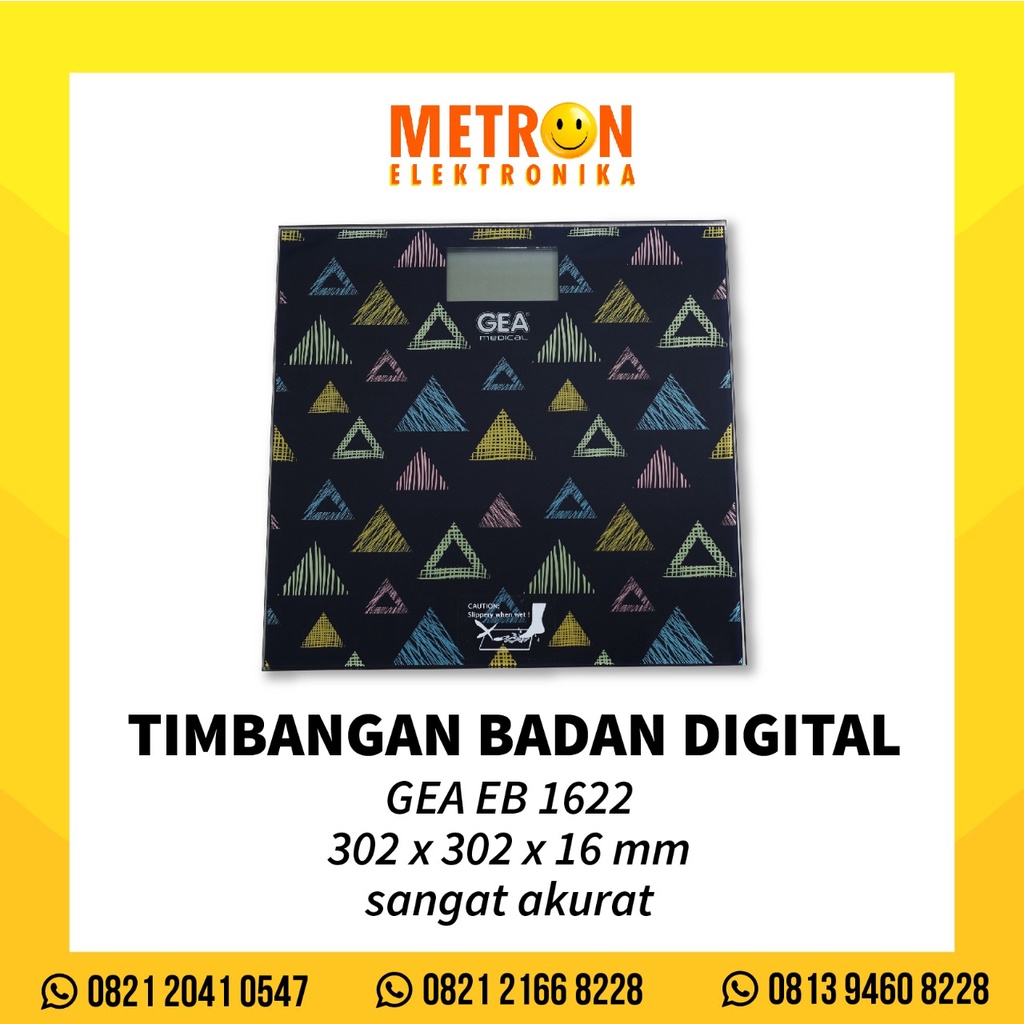 GEA EB 1622 TIMBANGAN BADAN DIGITAL / EB1622