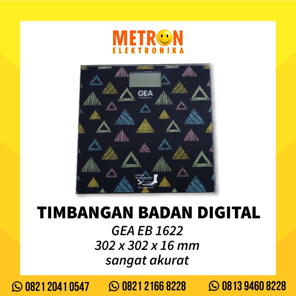 GEA EB 1622 TIMBANGAN BADAN DIGITAL / EB1622