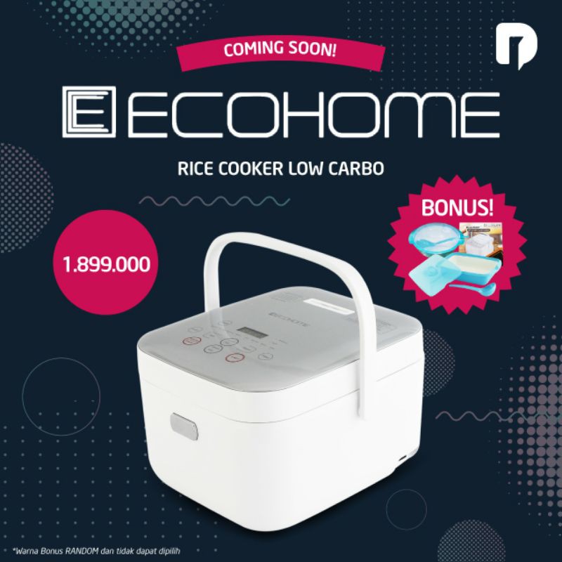 Ecohome Rice Cooker Low Carbo