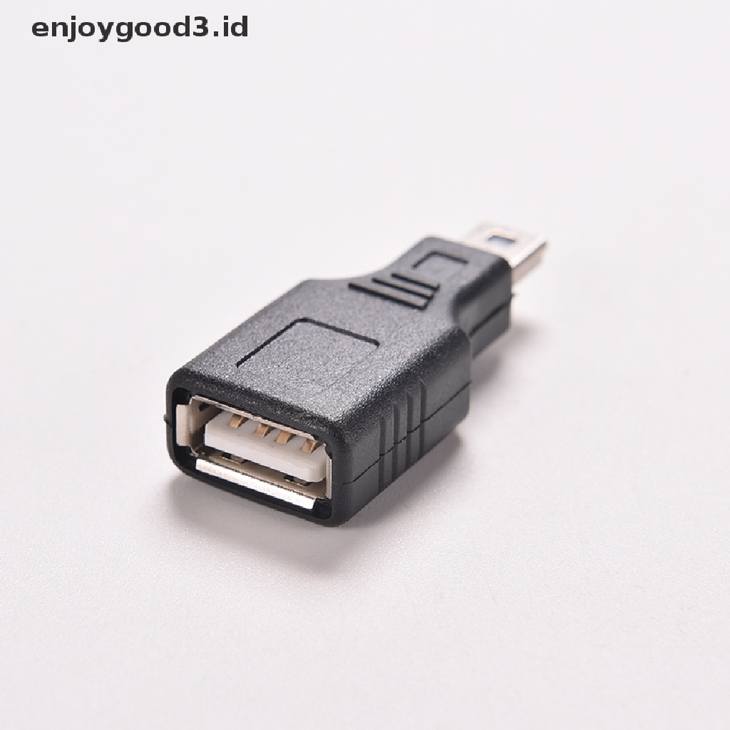 (Rready Stock) Adaptor Hub Kabel Jaringan USB 2.0 A Female Ke Mini USB B 5 Pin Male (ID)