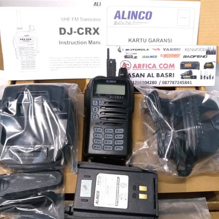 HT ALINCO DJ-CRX1 VHF ORIGINAL HT ALINCO CRX 1 MURAH