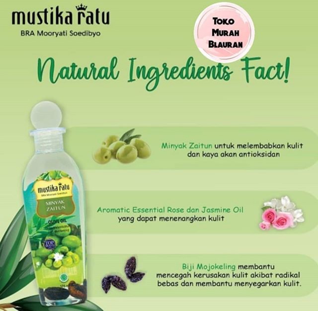 Mustika Ratu Minyak Zaitun Olive Oil 175 Ml Shopee Indonesia