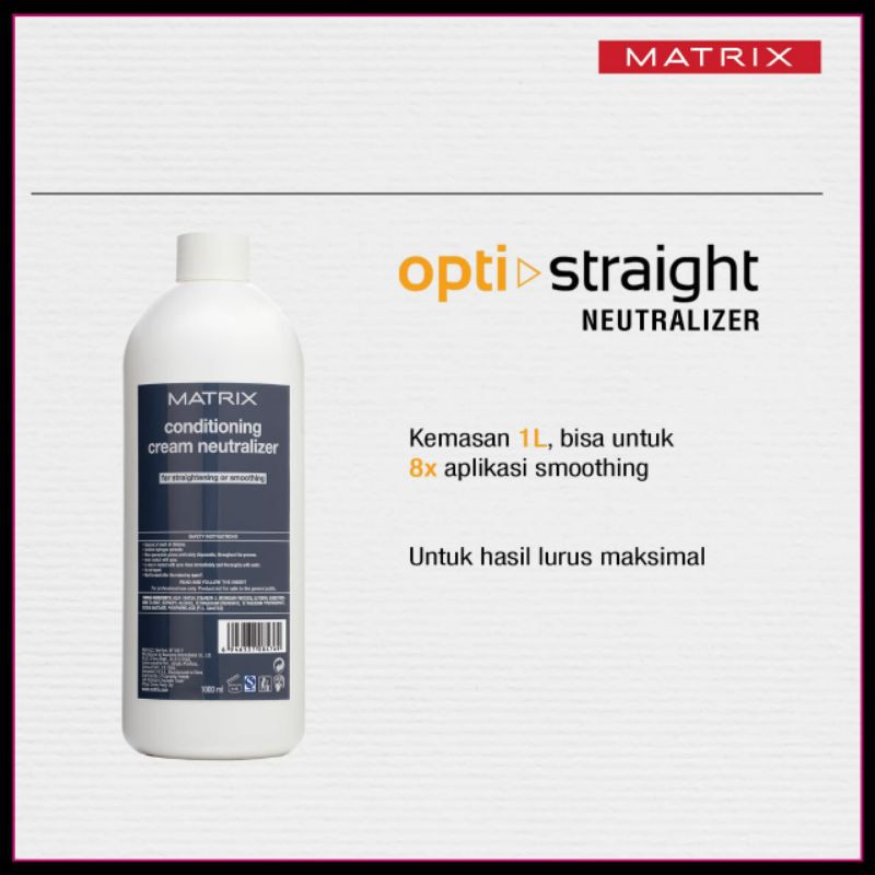 MATRIX Global Neutralizer STEP 2 1000ML / Obat Rebonding Netral / Krim Pelurus Rambut