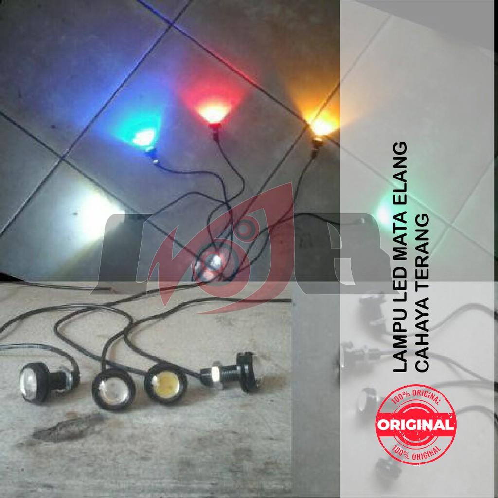 Lampu LED Eagle Eyes Mata Elang DC 12v Variasi Motor