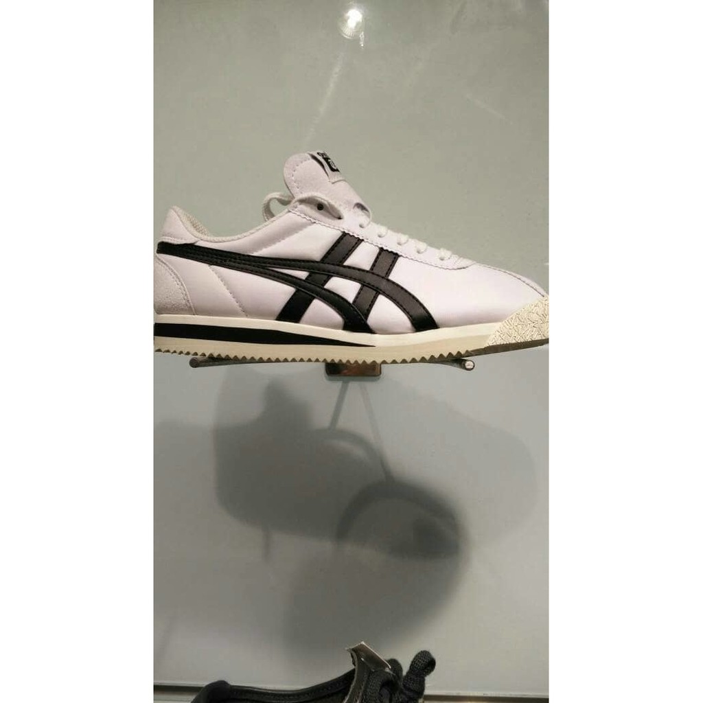 LARIS   Sepatu Onitsuka Tiger Flat Asli Original Baru Hitam Putih Monochrome  KUALITAS OK
