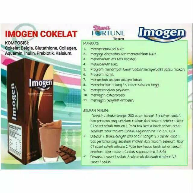 

IMOGEN COKLAT ( PENAMBAH BERAT BADAN )