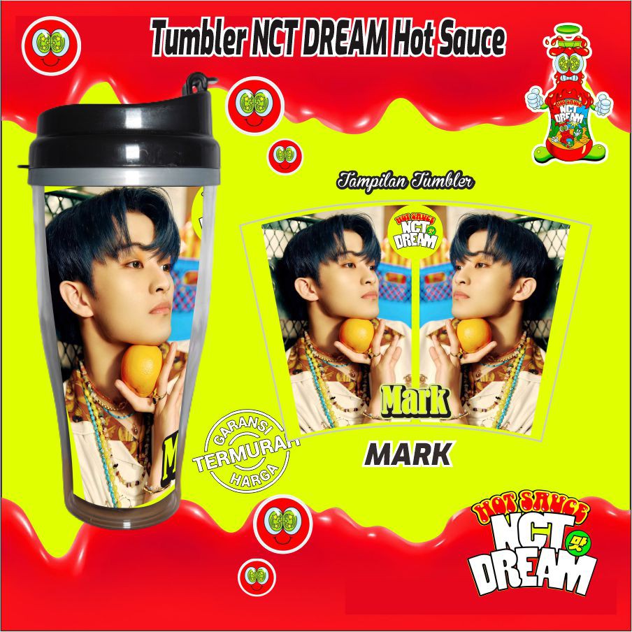 Tumbler NCT DREAM HOT SAUCE Nama Member