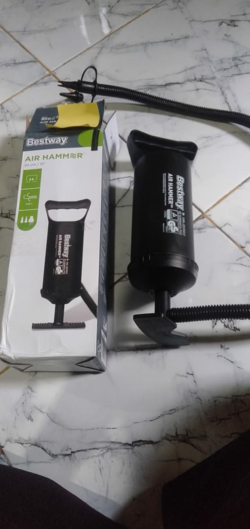 Pompa Tabung Tangan Bestway 62002 / Pompa Kasur Angin / Pompa Kolam Balon Anak / Pompa Angin Gymball