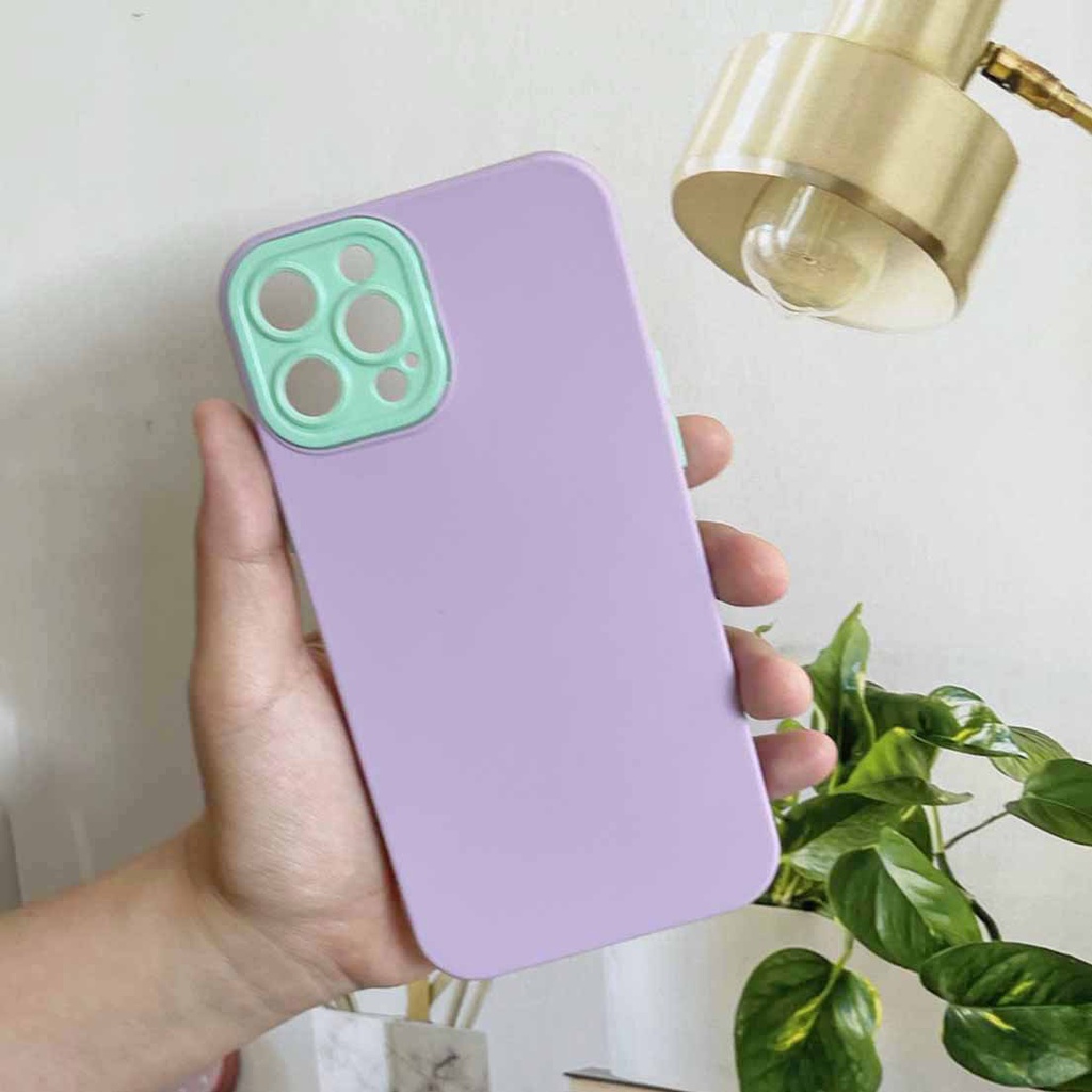 Twin Color Case - Softcase Fullcover for iPhone 7+ 8+ X XS XR 11 12 13 MINI PRO PROMAX TCL MAX