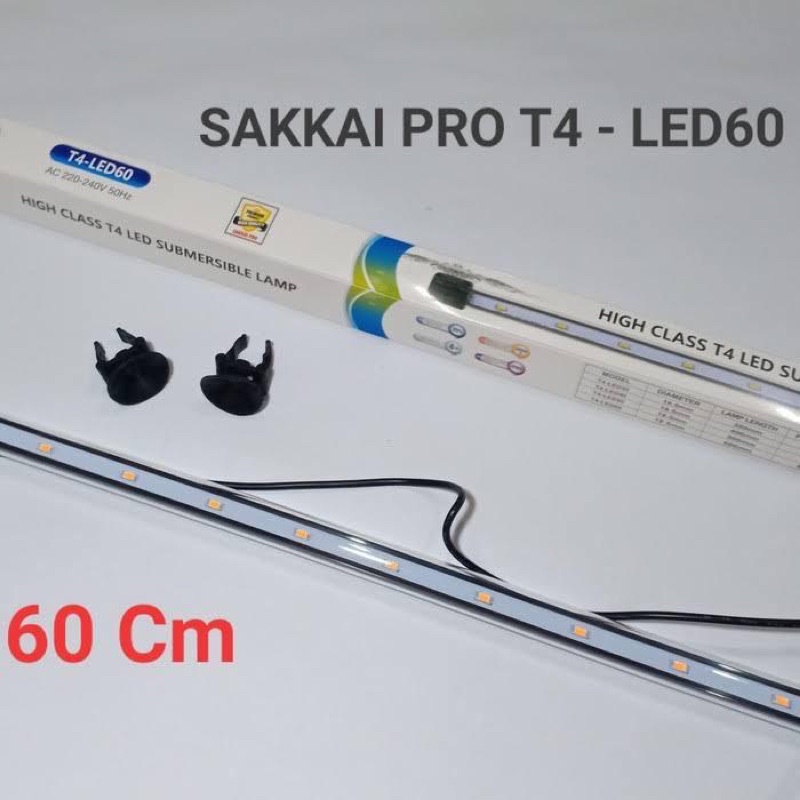 Lampu led aquarium SAKKAI PRO T4-LED 60