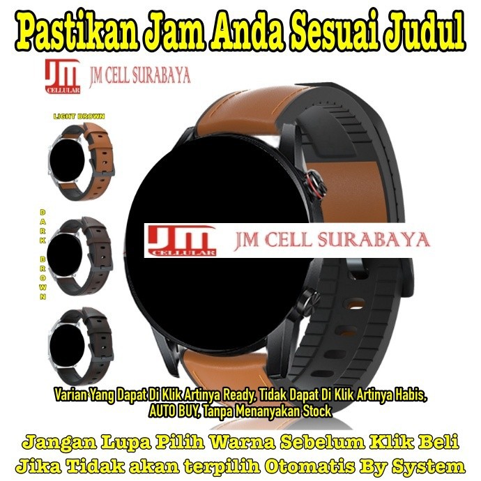 Tali Jam Tangan Strap Realme Watch S / OASE H12W - Hybrid Rubber Kulit