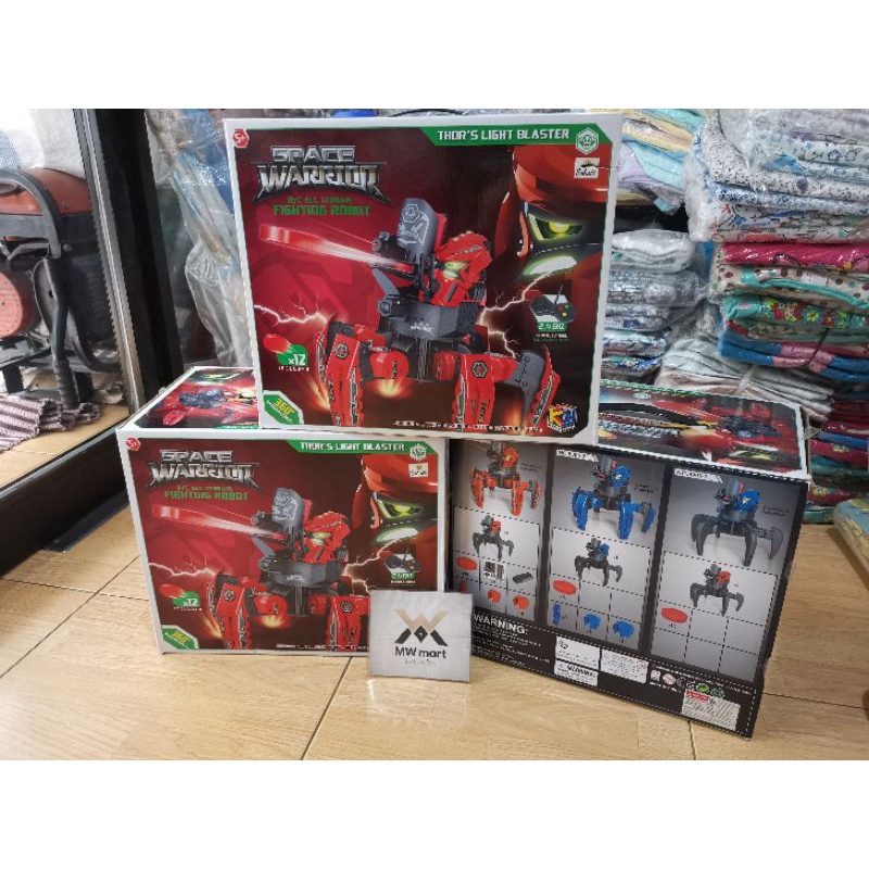 Mainan remot RC space warrior robot laba laba