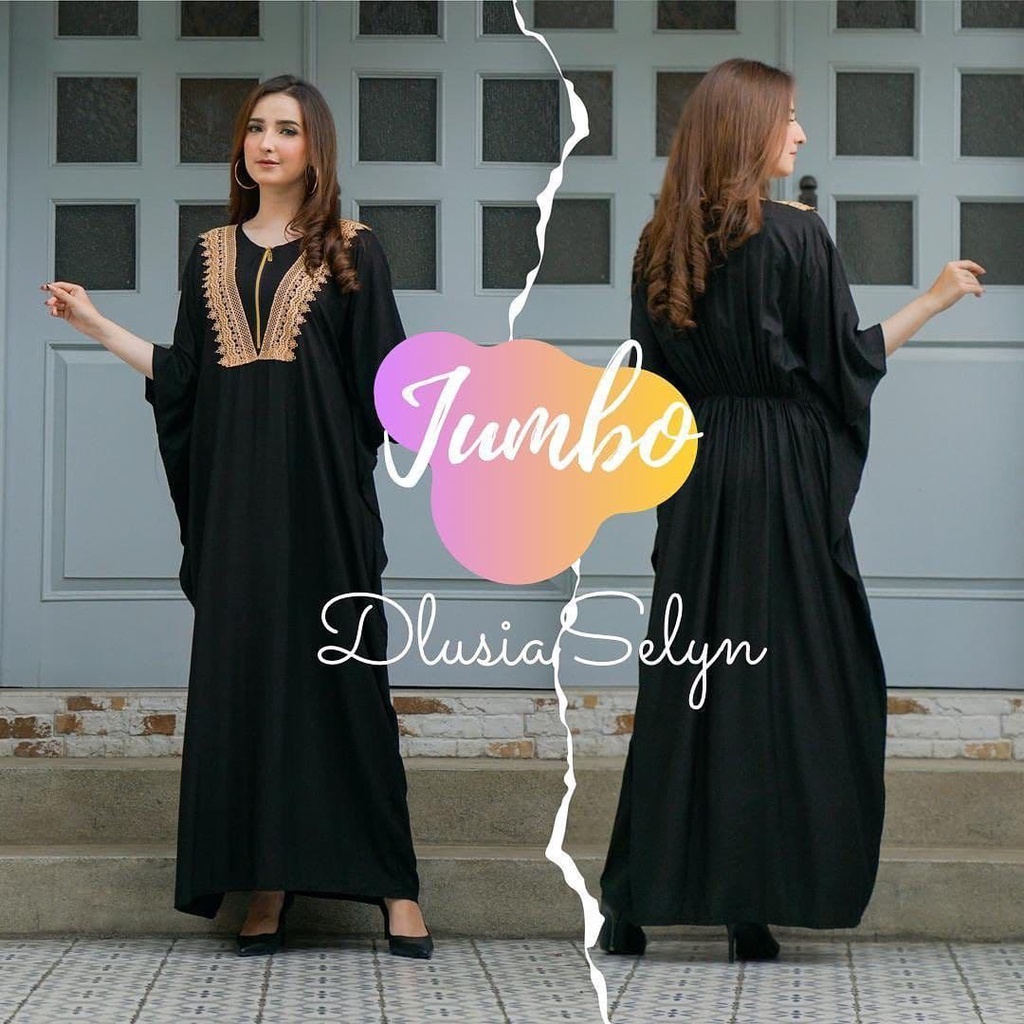 DASTER ARAB JUMBO LD 140 STANDAR LD 110 | DASTER JUMBO BUSUI | DASTER DLUSIA YARRA | BATIK PANTURA-SELYN HITAM