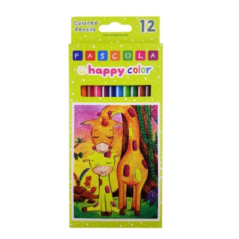 

Pascola - Happy Color Pencil FL Isi 12/Set (Standardpen)