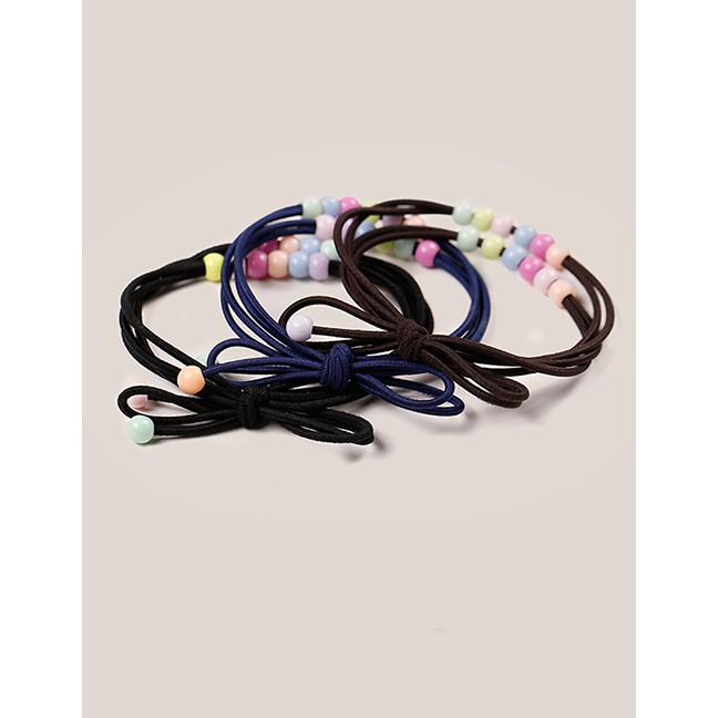 LRC Kuncir Rambut Fashion Bead Decorated Hair Rope