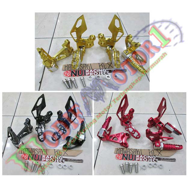 BEST PRODUCK!!!Footstep Depan Belakang Klx 150 Full Cnc|Klx 150|Underbound Klx 150