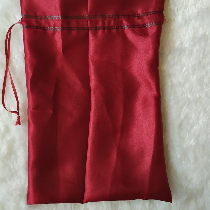

[SIZE XL] Kantong serut tas parcel satin silk premium bahan halus ga mudah sobek