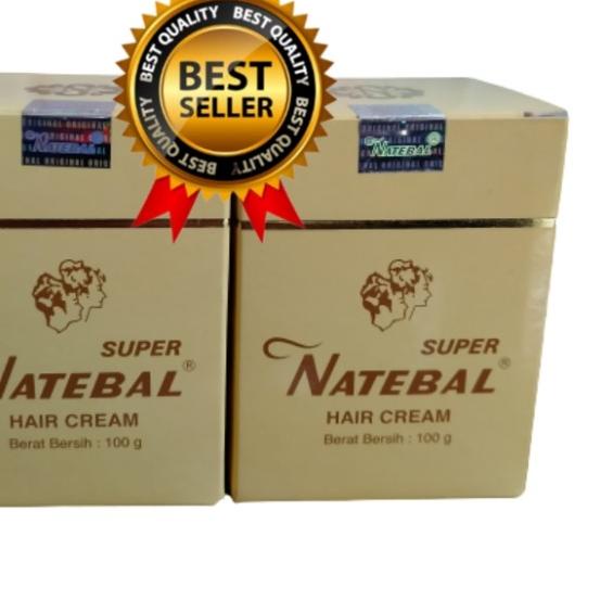 ♩ NATEBAL hair cream super-minyak rambut penghitam alami ✲