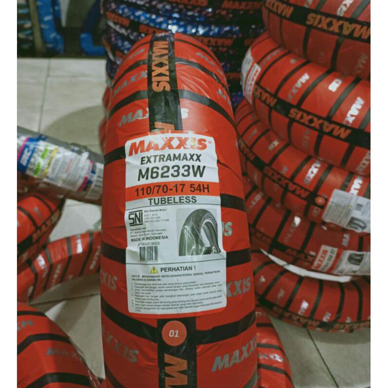Ban maxxis extramax UK 110/70 ring 17 sudah free pentil