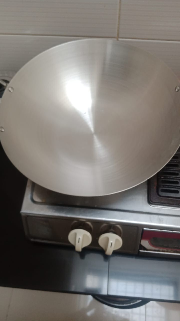 Calypso Wajan Kuali Penggorengan Stainless Steel Tebal  36cm Wajan Stainless 36 Cm