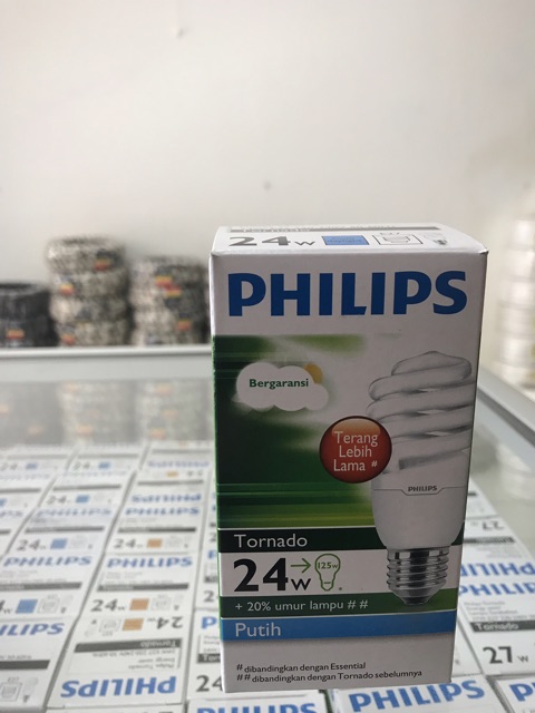 PHILIPS LAMPU TORNADO 20 WATT / 24 WATT