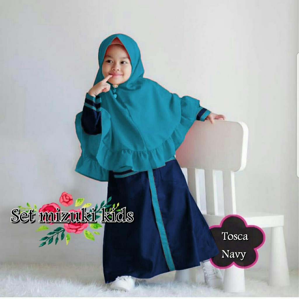 FWG - MIZUKI KID SYARI / HIJAB ANAK CEWEK / PAKAIAN ANAK / GAMIS ANAK MODEL BARU