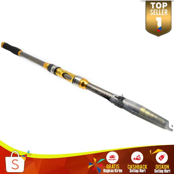 Joran Pancing Carbon Fiber Sea Fishing Rod JC 04 Peralatan Pancing Joran Casting Kuat Berkualitas