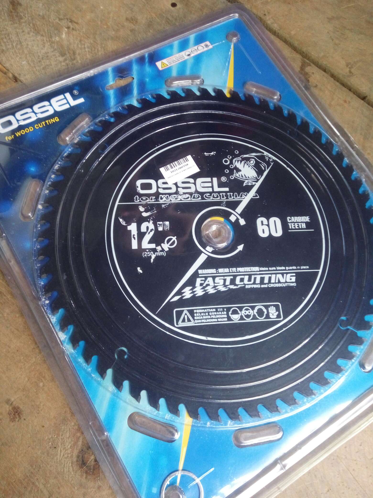 Produk Terbaik] Mata Circullar Saw 12x60t Mata Gergaji 12x60t Ossel