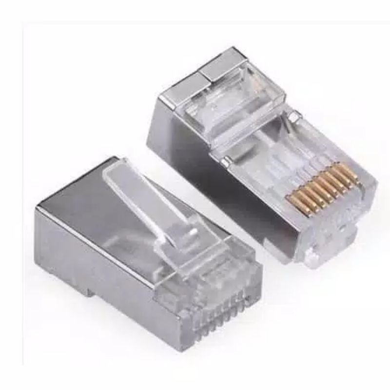 ACM 689 KONEKTOR RJ45 CAT 5 Metal ECERAN/ JACK RJ 45 LAN CAT5 BESI ECERAN