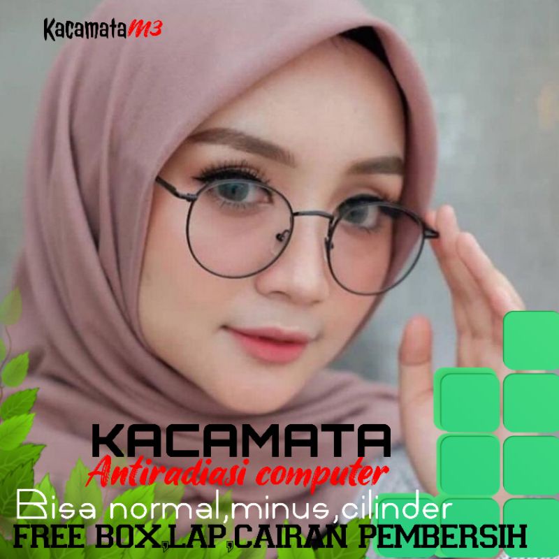 kacamata lensa antiradiasi computer tv hp laptop bisa normal minus plus cilinder tergantung permintaan sampai minus 5 cyl 2 harga masih sama tulis saja pesanan kaka di catatan saat order free box lap cairan pembersih kode 9765 size 46-22-142