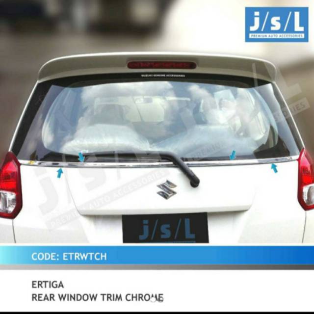 List kaca belakang Ertiga chrome jsl