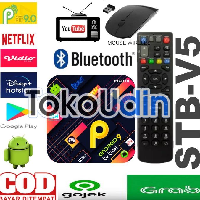 STB Android BOX ZTE B860H V5 4K Google Voice Assistant Full Aplikasi