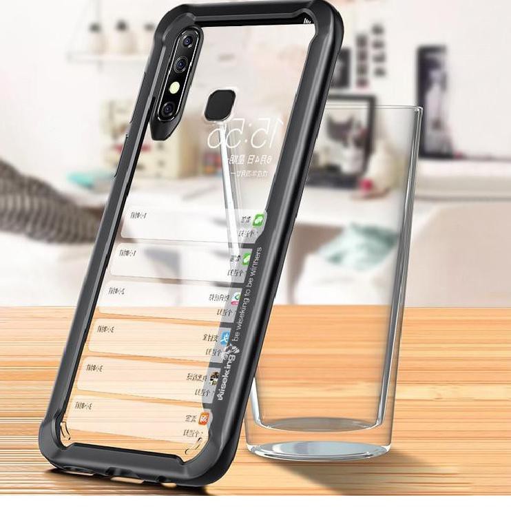 Terbaru.. Case Infinix S4 X626 Casing Transparan Back Shockproof Hardcase