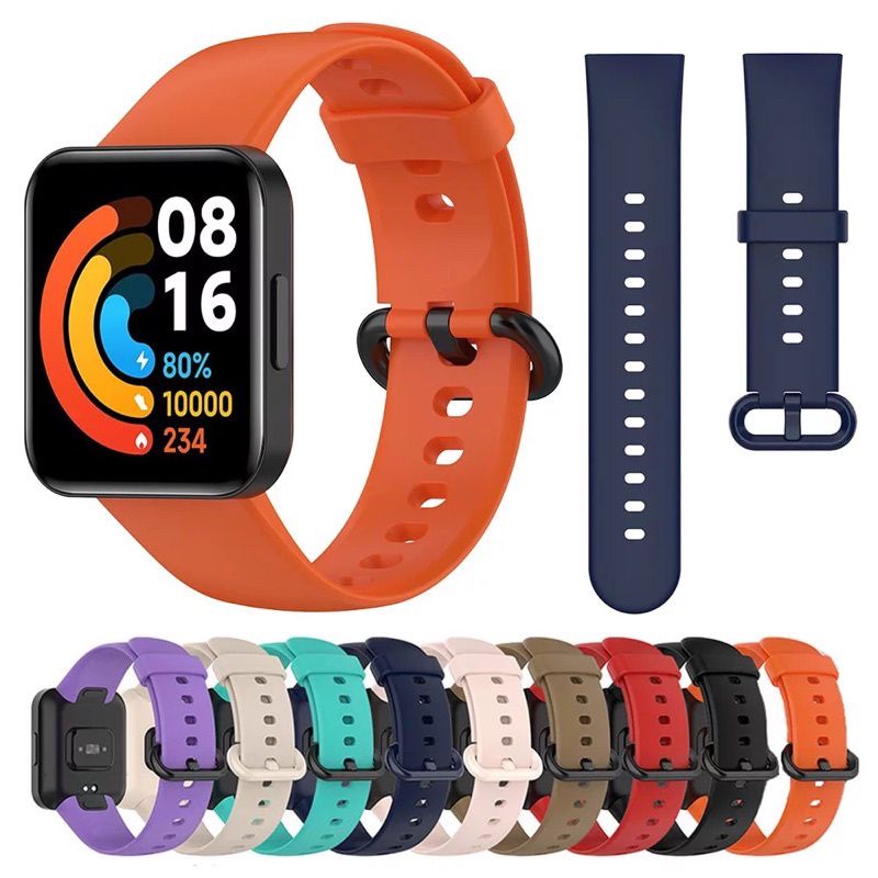 Strap Silikon Redmi Watch 2 Redmi Watch 2 Lite Rubber Tali Jam Tangan