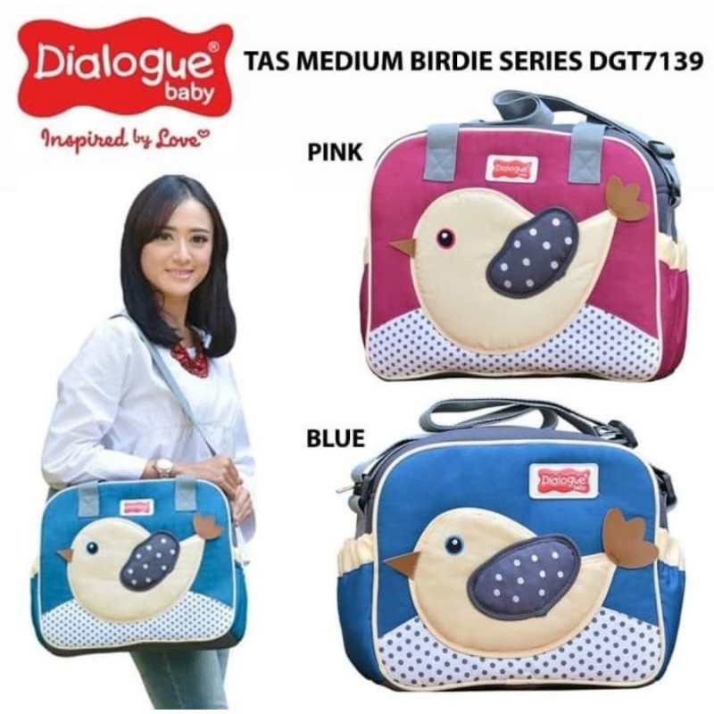 Dialogue Medium Diaper Bag Birdie Series Tas Bayi