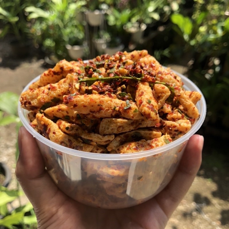 Basreng pedas &amp; original daun jeruk khas tasikmalaya