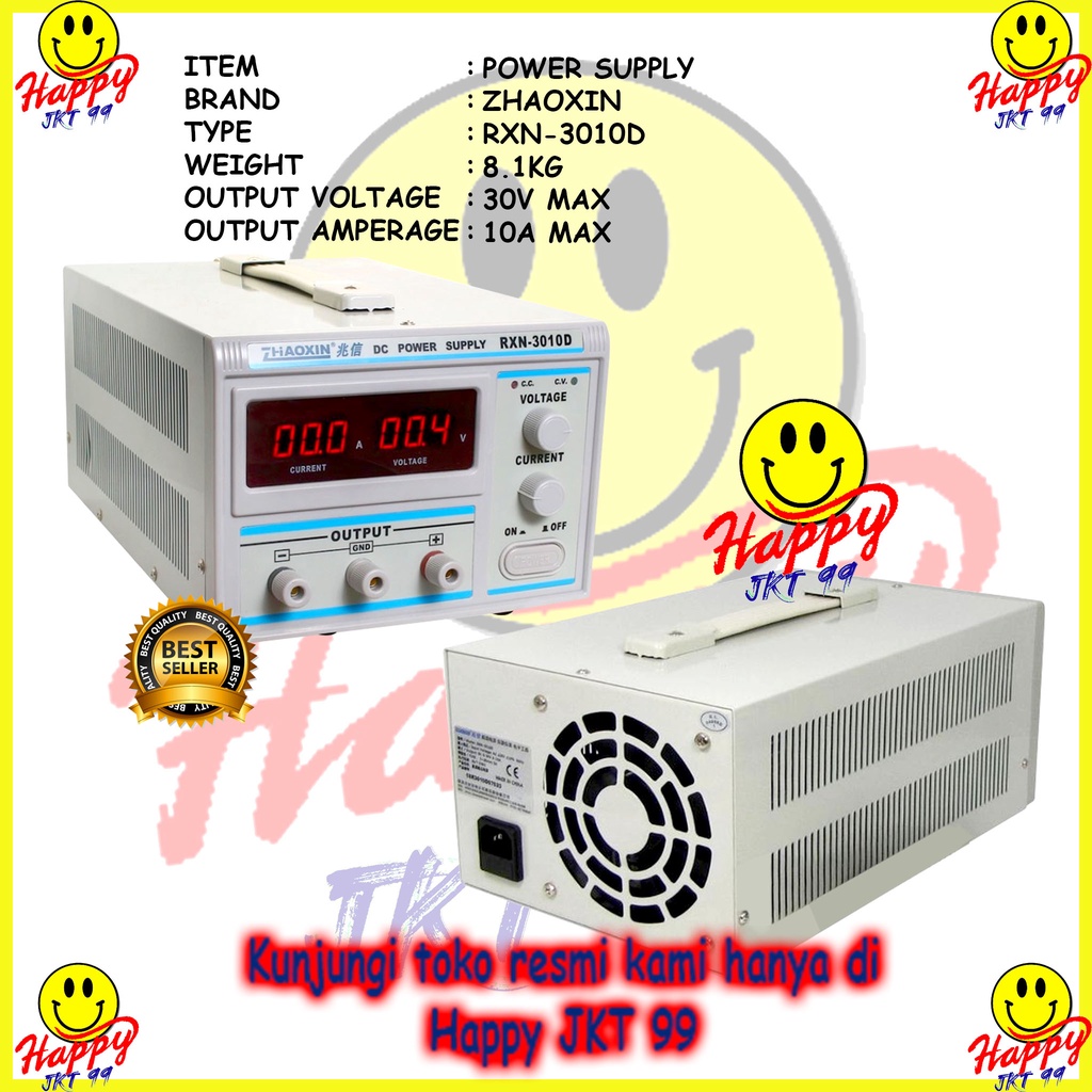 100% ORIGINAL POWER SUPPLY PSU DC ADJUSTABLE ZHAOXIN RXN3010D RXN3010 RXN 3010 D RXN-3010D 30V 10A