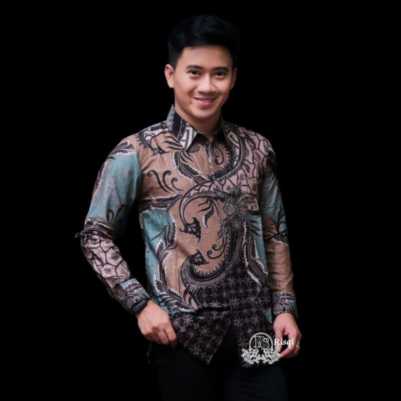 Kemeja batik pria lengan panjang terlaris | Batik pria lengan panjang reguler