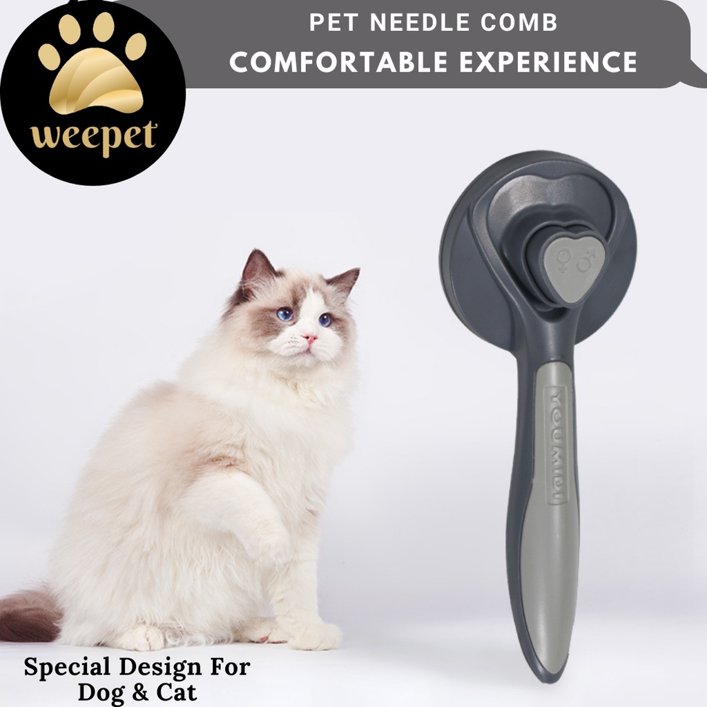 V8 PREMIUM PET BRUSH NEEDLE COMB / SISIR BULU ANJING KUCING HEWAN