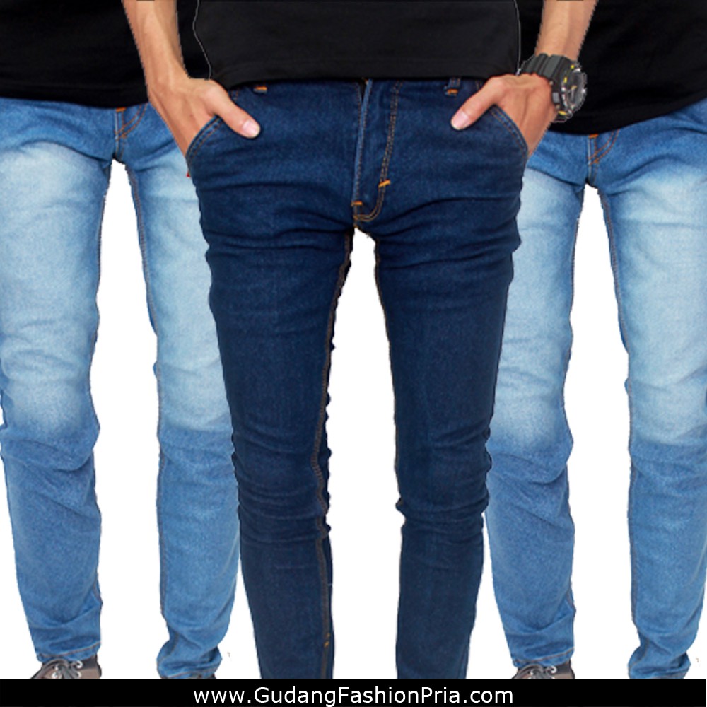 (COD)Celana jeans Pria panjang murah