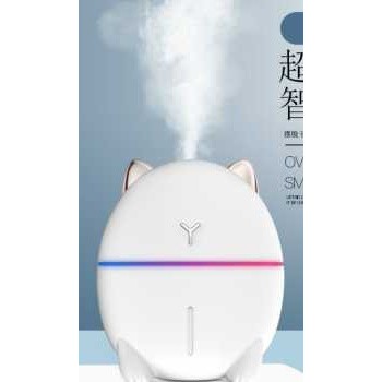 Diffuser Humidifier Aromatherapy Pelembab Udara Pewangi Ruangan Disfuser Essential Oil Purifier H41-CAT-WHITE