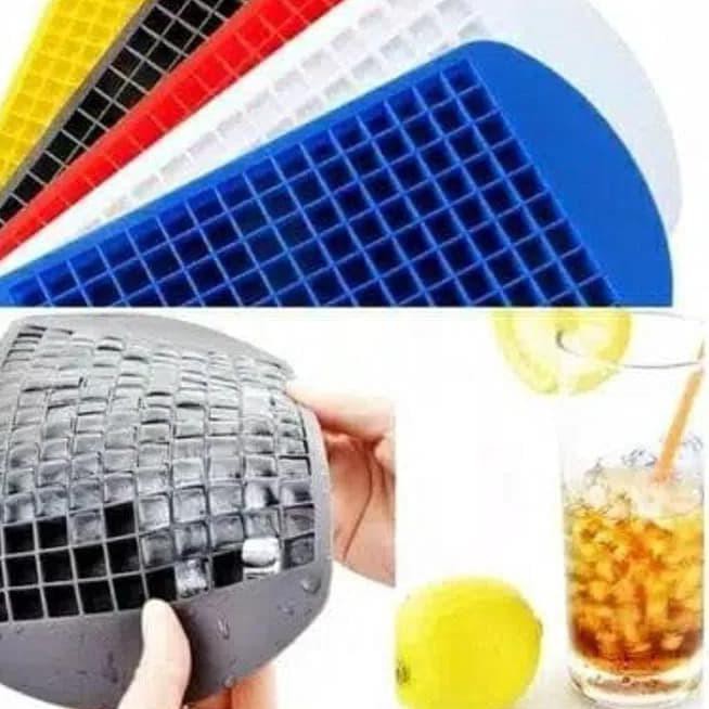 READY !  Cetakan Es Batu Silikon 160 cube citakan es anti pecah cetakan es 160 KT-45 KODAKI