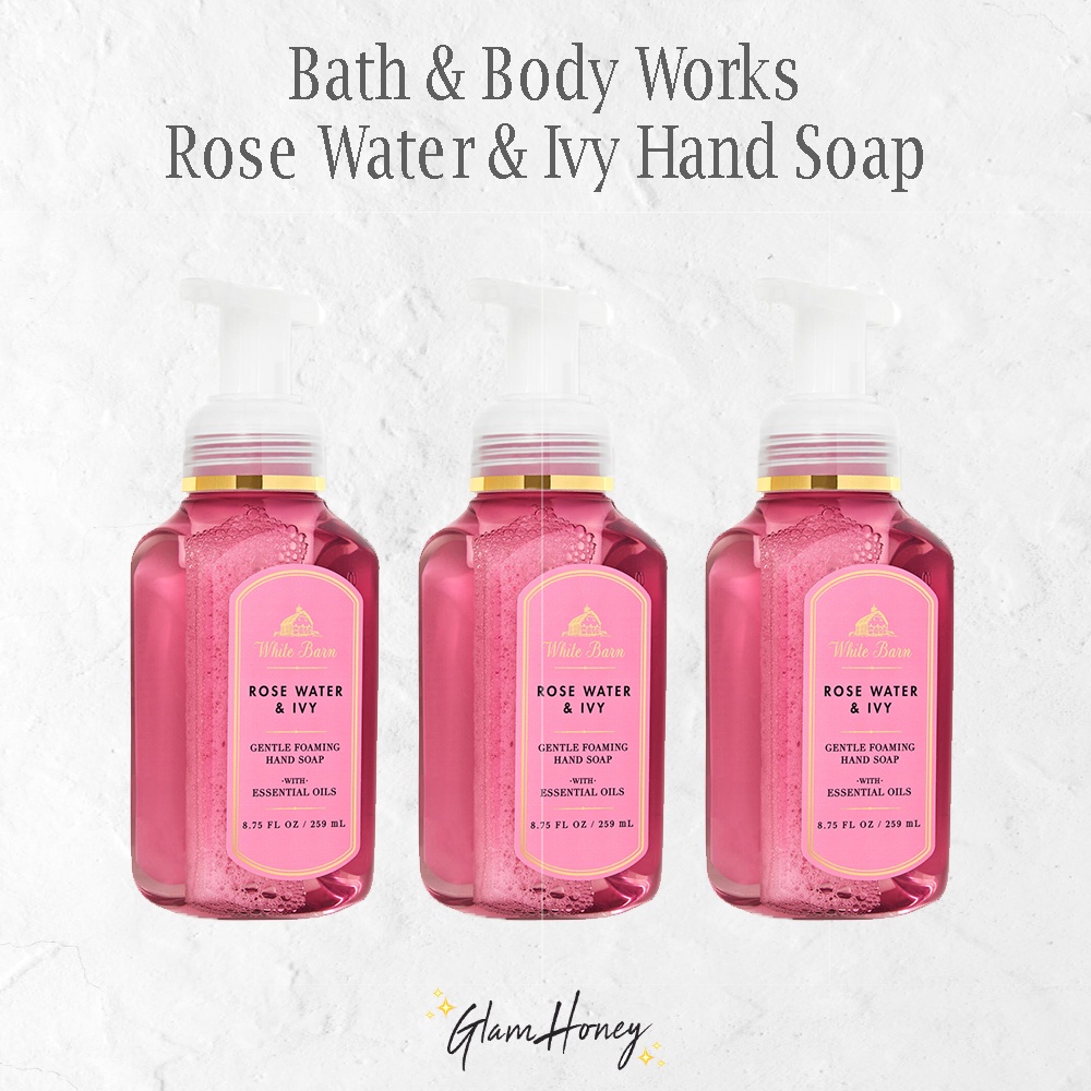 Rose Water & Ivy - Bath & Body Works Gentle Foaming (Handsoap @259ml)
