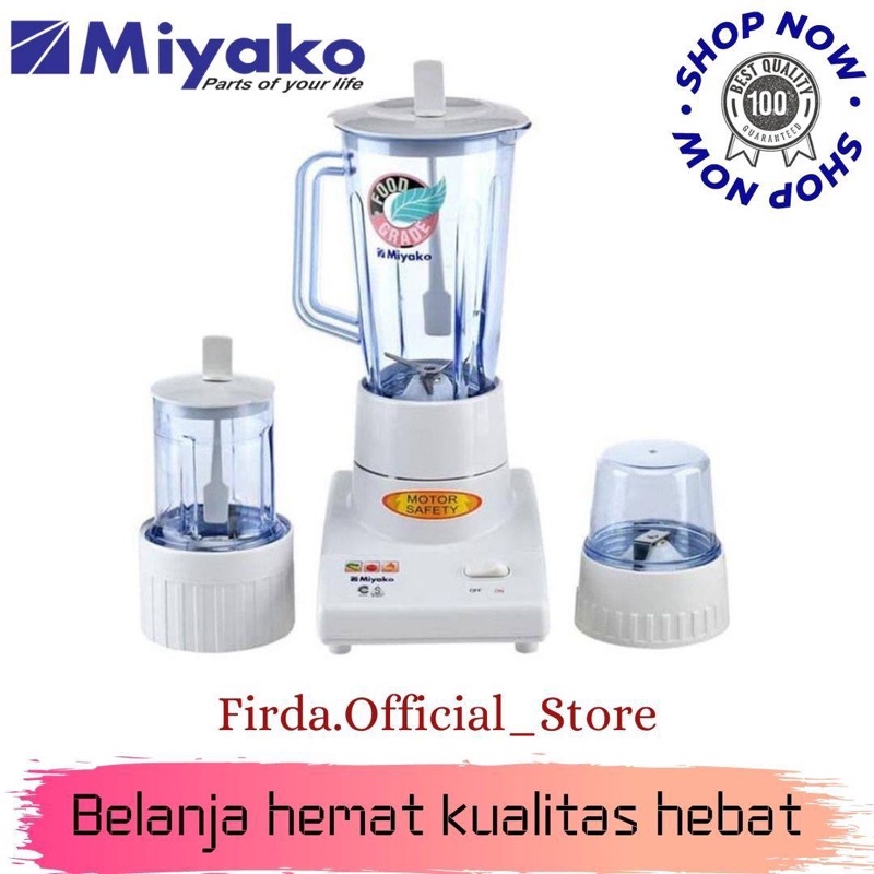 Miyako BL102PL Putih Blender [1 L/3in1]