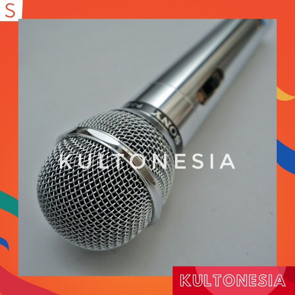 Sony P-5000 Microphone Vocal Profesional Cable Mic Kabel Suara Mantap