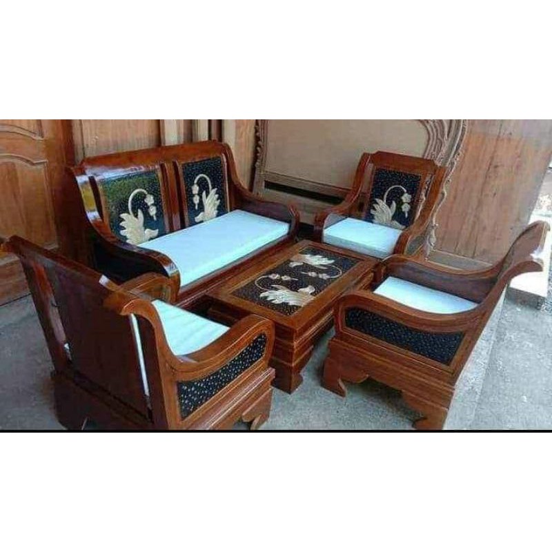 Kursi Tamu Jati Minimalis Kursi Set Ruang Tamu Kayu Jati Jepara SOFIART FURNITURE