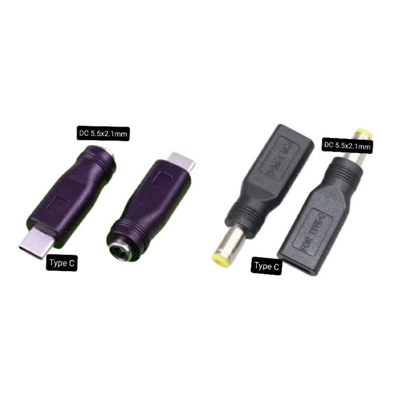 Jual Adapter Converter Usb Type Tipe C To Jack Dc X Mm Atau