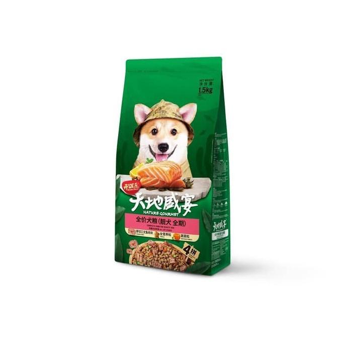 

Makanan Anjing Kitchen Flavor Nature Gourmet Salmon 1,5 Kg Dog Food