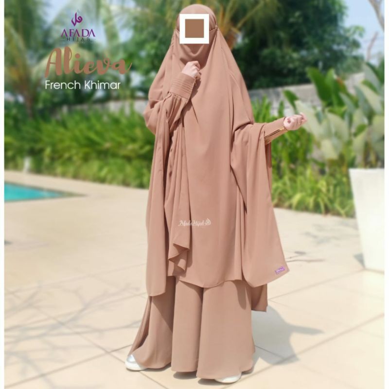 FRENCH KHIMAR ALIEVA BY AFADA BAHAN WOLVIS PREMIUM FREE CADAR TALI